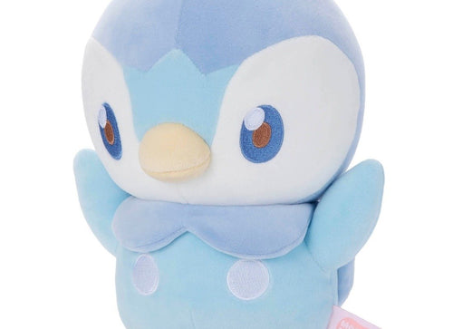 Load image into Gallery viewer, Takara Tomy Arts Pokemon PokePiece Mocchi Mocchi Style Plush Toy Piplup
