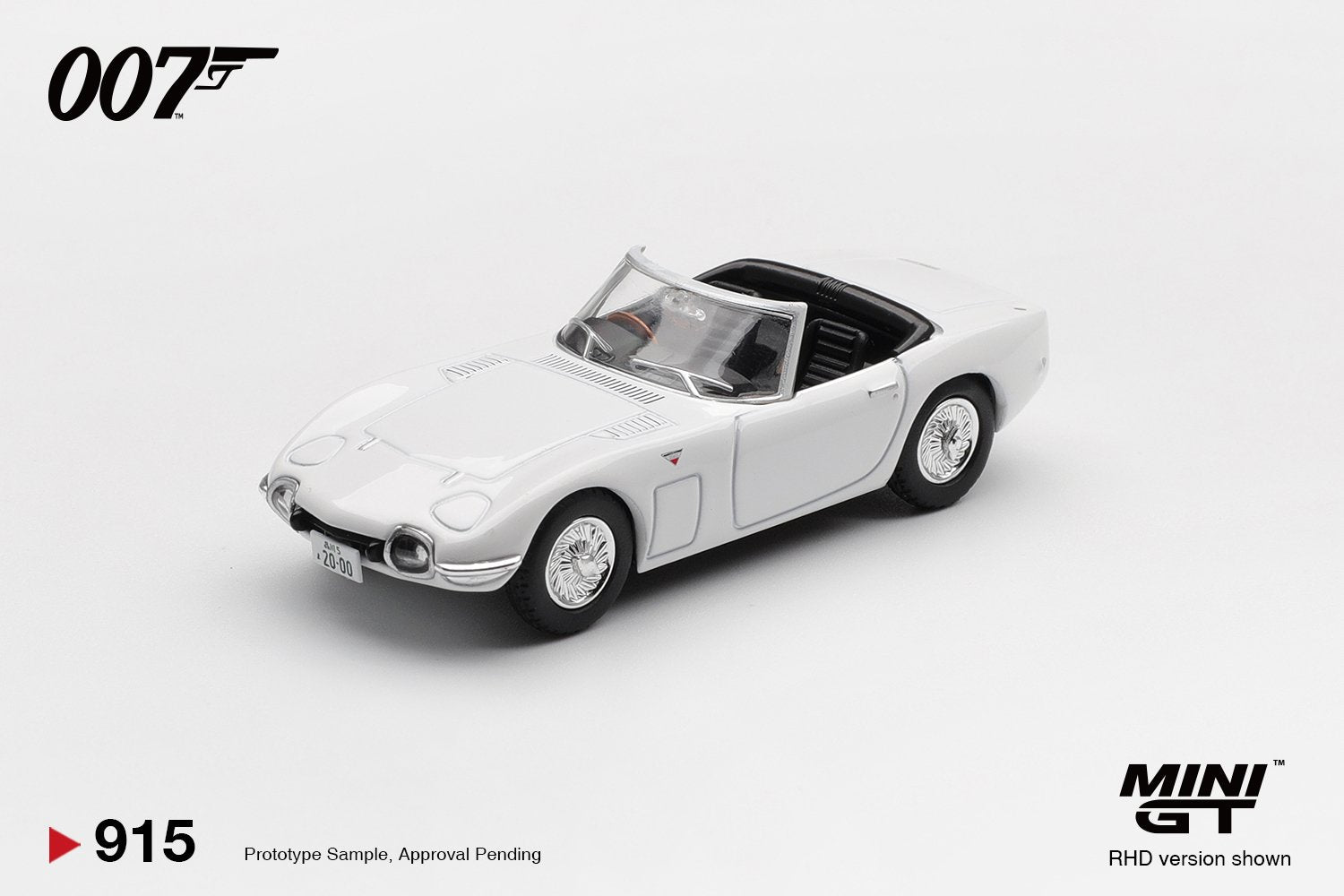 (Pre-order) Mini GT #915 Toyota 2000GT Roadster "You Only Live Twice" English