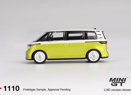 Load image into Gallery viewer, MINI GT #1110 Volkswagen ID.Buzz Candy White / Pomelo Yellow LHD
