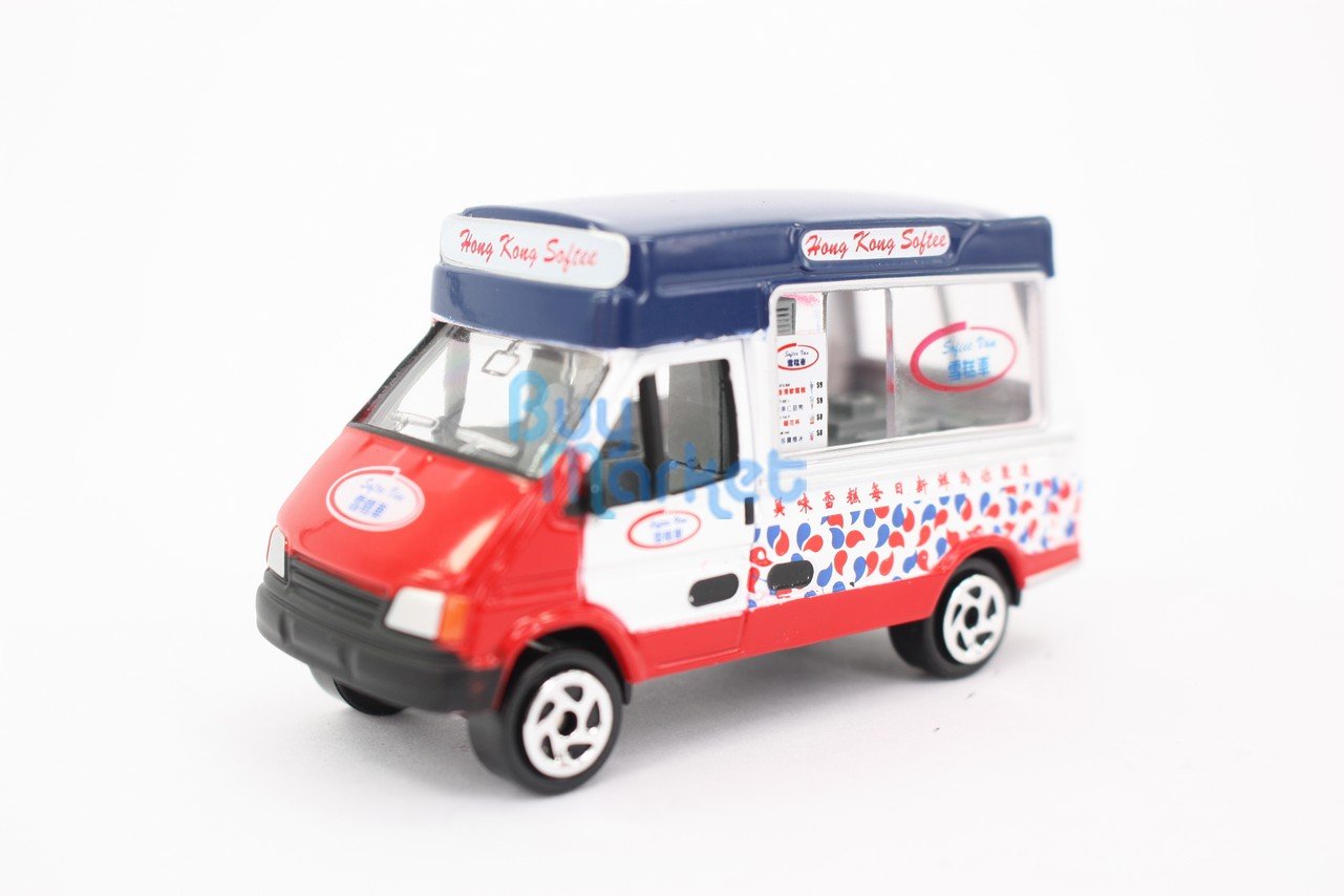 TINY Hong Kong City Culture HK #06 Ice Cream Van Deicast Model Toy Car White