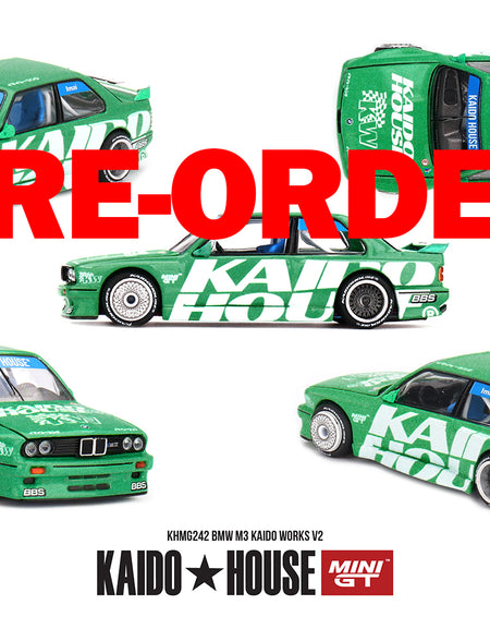 (Pre-order) Kaido House X Mini GT BMW M3  Kaido Works V2 Diecast Model Car #242