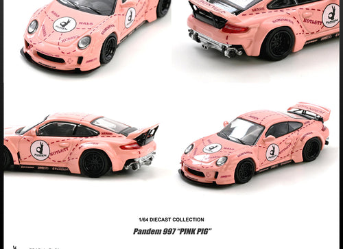 Load image into Gallery viewer, (Pre-order) INNO64 1/64 PANDEM 997 "PINK PIG" Diecast Model Car

