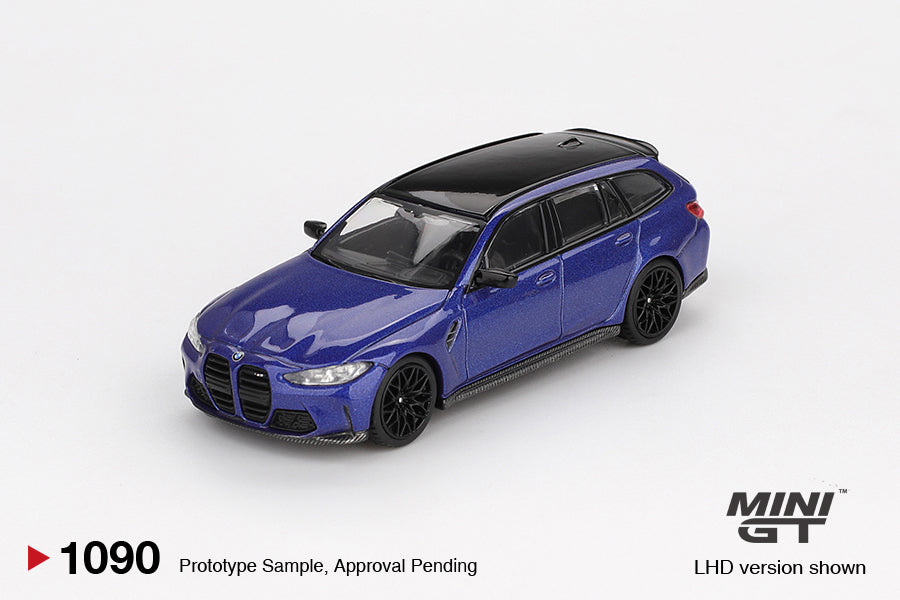 MINI GT #1090 BMW M3 Competition Touring Portimao Blue Metallic LHD