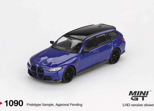 Load image into Gallery viewer, MINI GT #1090 BMW M3 Competition Touring Portimao Blue Metallic LHD
