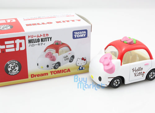 Load image into Gallery viewer, Takara Tomy Dream Tomica Hello Kitty White Red Special Mini Diecast Toy Car
