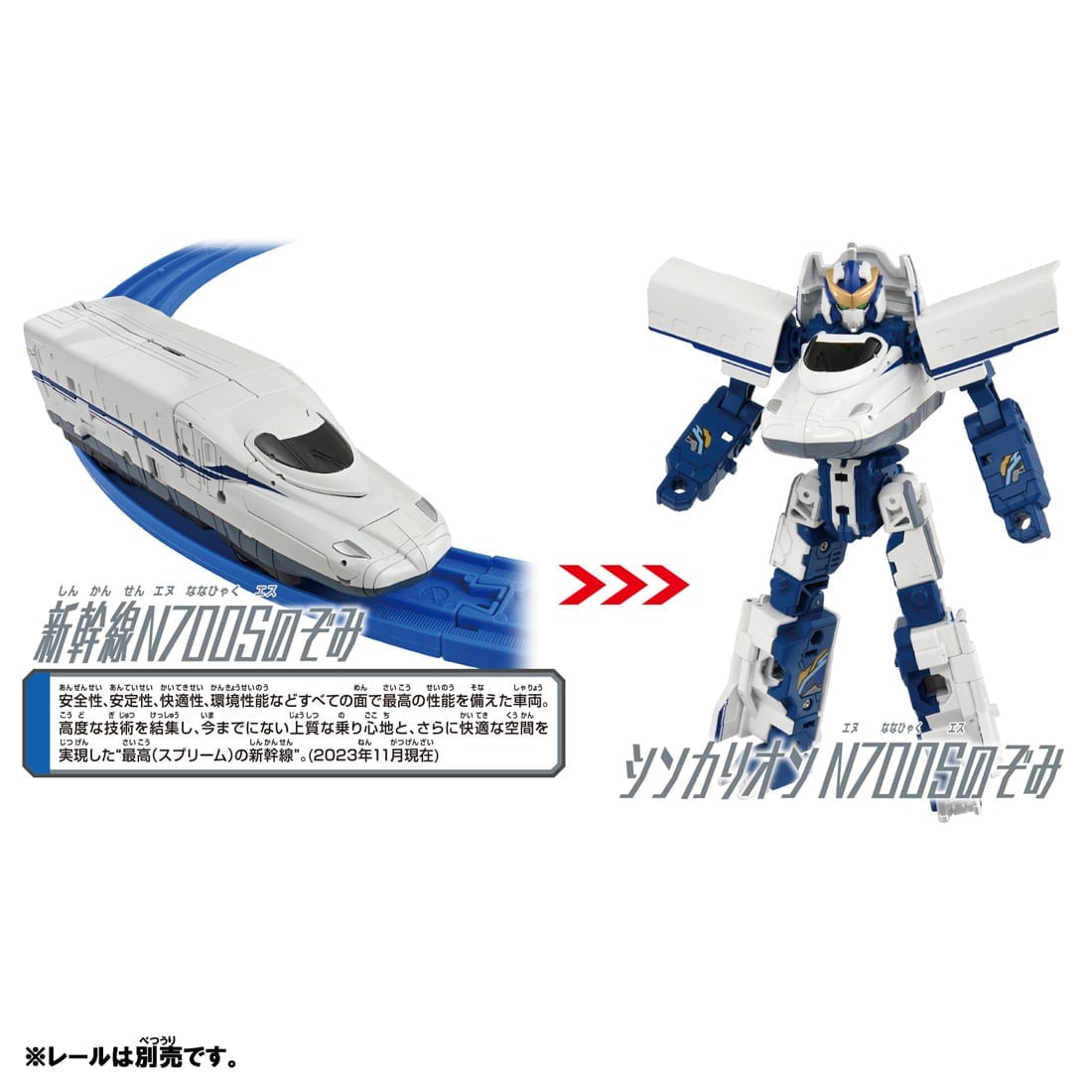 Takara Tomy Plarail Shinkansen Deformation Robot SHINKALIONCW N700S Nozomi