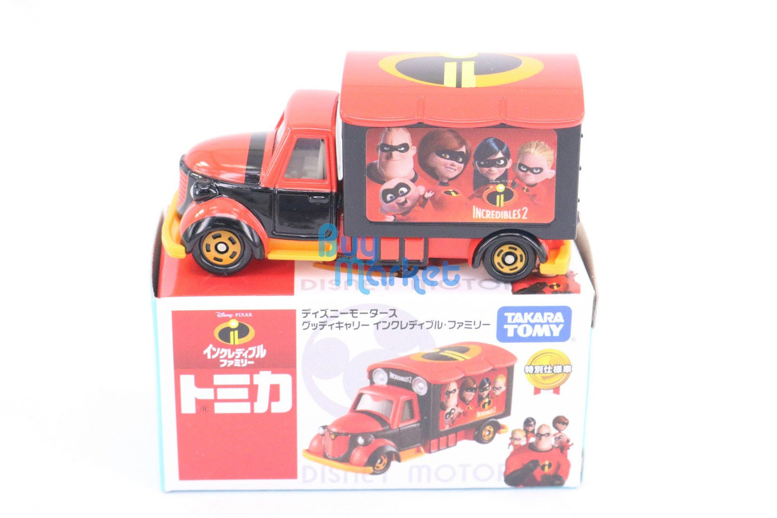 Takara Tomy Tomica Disney Motors Gooday Carry Incredible 2 Diecast Car