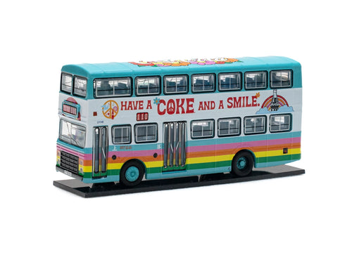 Load image into Gallery viewer, Tiny City Diecast Model Car CMB Leyland Victory Mk2 Duple MetSec (110) Coca-Cola
