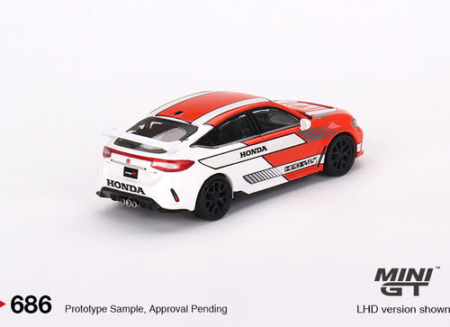 Load image into Gallery viewer, Mini GT #686 Honda Civic Type 2023 Pace Car Red Diecast Model Car
