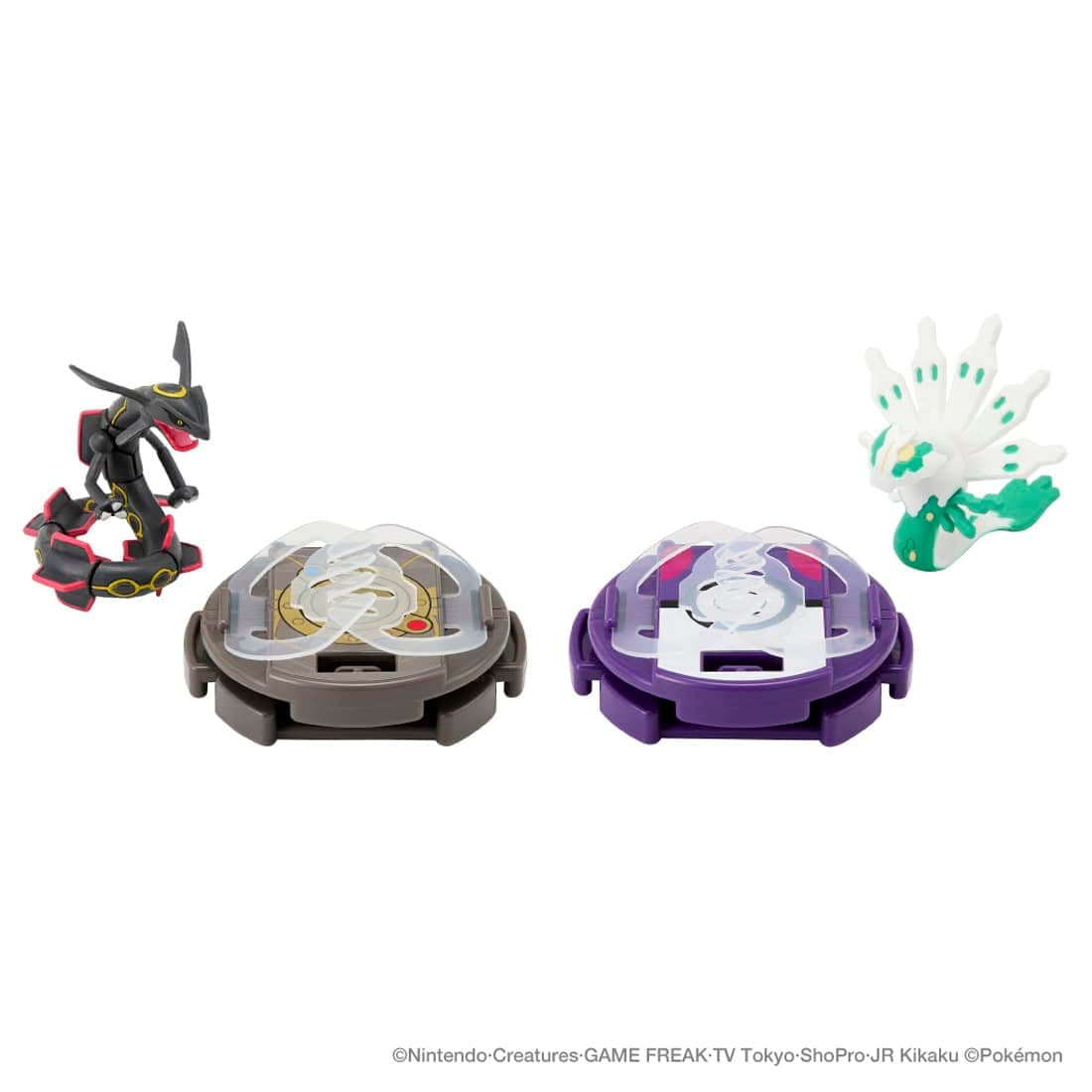 Takara Tomy Moncolle Battle Set Black Rayquaza VS White Zygarde 50% Figures