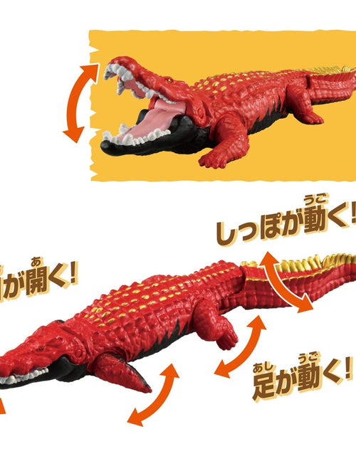 Load image into Gallery viewer, Takara Tomy Adventure Continent Ania Kingdom Gabool (Saltwater Crocodile) Figure
