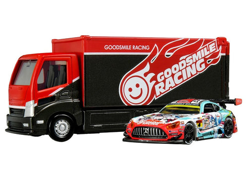 Load image into Gallery viewer, Takara Tomy Tomica Premium Transporter GoodSmile Hatsune Miku AMG 2024 Ver.
