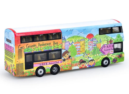 Load image into Gallery viewer, Tiny City Die-cast Model Car - KMB VOLVO B8L WRIGHT Go Green, Anderson (11X)

