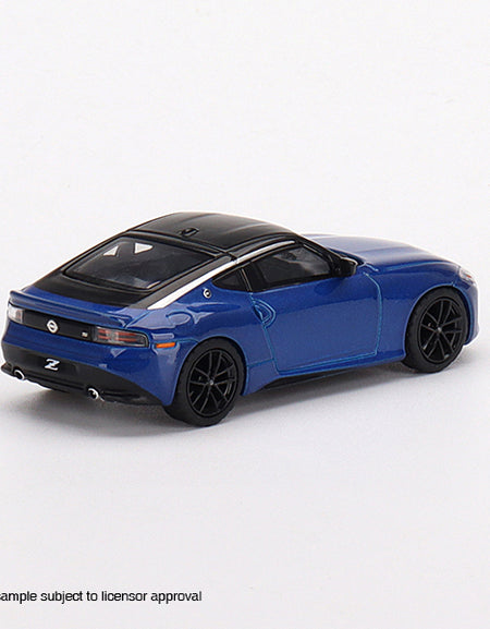 Mini GT 1/64 Die-cast car #453  Nissan Z Performance 2023 Seiran Blue Model
