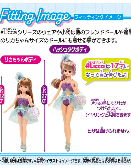 Load image into Gallery viewer, Takara Tomy Licca Chan Doll Dress - Mermaid Vacation Wear (NOT INCLUDE DOLL)
