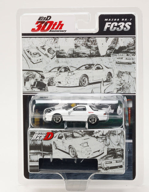 Load image into Gallery viewer, Hobby Japan 1/64 Mazda RX-7 (FC3S) RedSuns Initial D Ryosuke Takahashi VS Takumi
