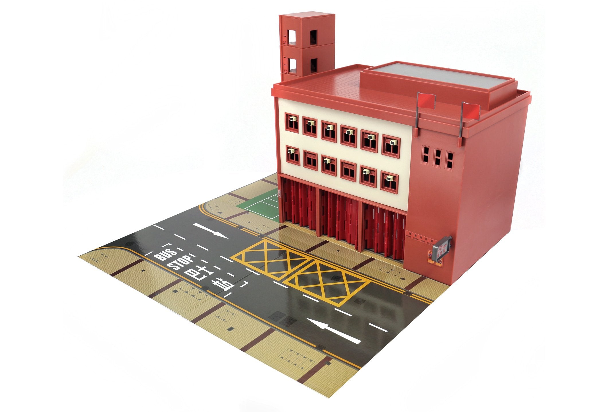 TINY City Hong Kong HK #PS1 Fire Station (Ma Tau Wai) Diorama Playset Model