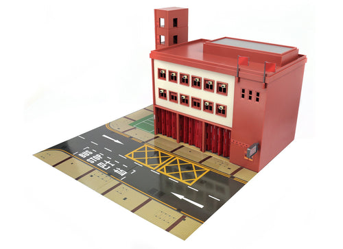 Load image into Gallery viewer, TINY City Hong Kong HK #PS1 Fire Station (Ma Tau Wai) Diorama Playset Model
