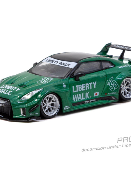 (Pre-order) Tarmac Works 1/64 LB-Silhouette WORKS GT NISSAN 35GT-RR EmeraldGreen