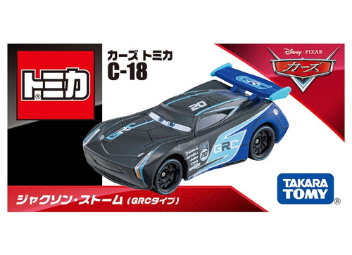 Load image into Gallery viewer, Takara Tomy Disney Tomica PIXAR CARS C-18 Jackson Storm (GRC Type) Model Car
