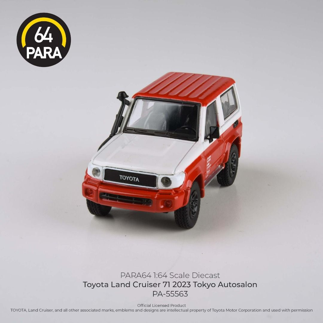 PARA64 1/64 2014 Toyota Land Crusier 71 Short Wheel Base 2023 Autosalon LHD