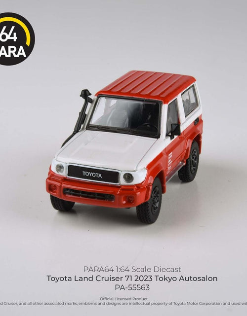 Load image into Gallery viewer, PARA64 1/64 2014 Toyota Land Crusier 71 Short Wheel Base 2023 Autosalon LHD
