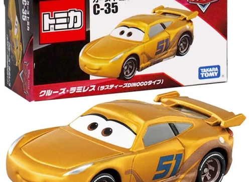 Load image into Gallery viewer, Takara Tomy Disney Tomica PIXAR CARS C-35 Cruz Ramirez (Rusteze Dinoco Type)
