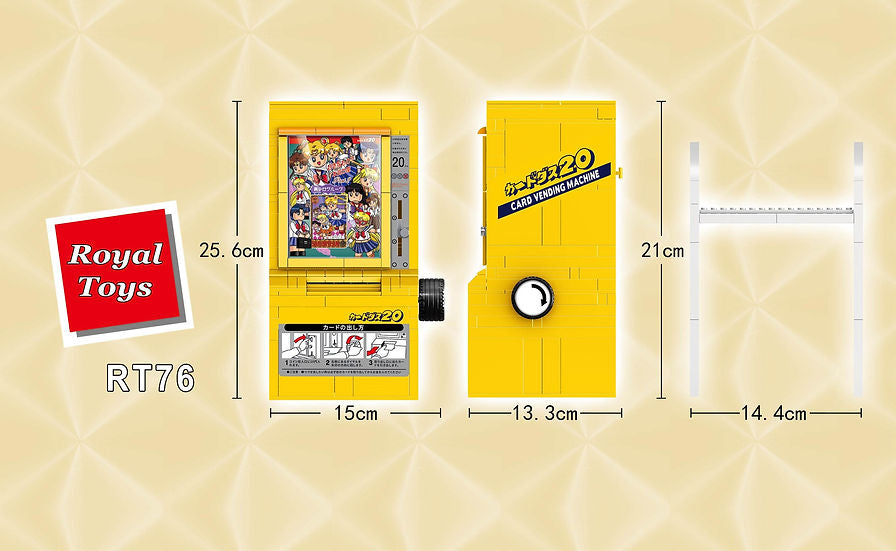 Royal Toys City Story RT76 Card Vending Machine Generation 2 Arcade Block 369pc