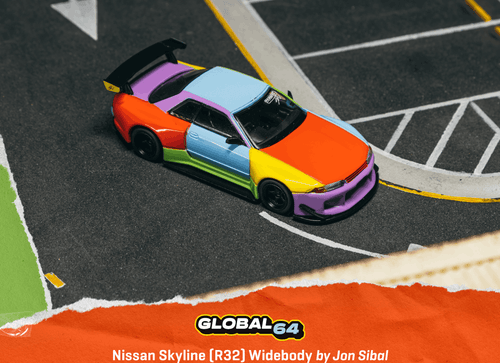 Load image into Gallery viewer, (Pre-order) Tarmac Works 1/64 Nissan Skyline (R32) Widebody Sean Wotherspoon
