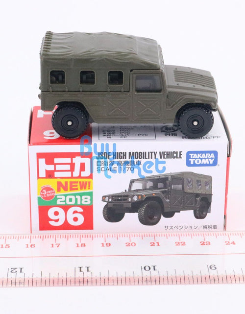 Load image into Gallery viewer, Takara Tomy Tomica #96 JSDF High Mobility Vehicle 1/70 Diecast Car Toy
