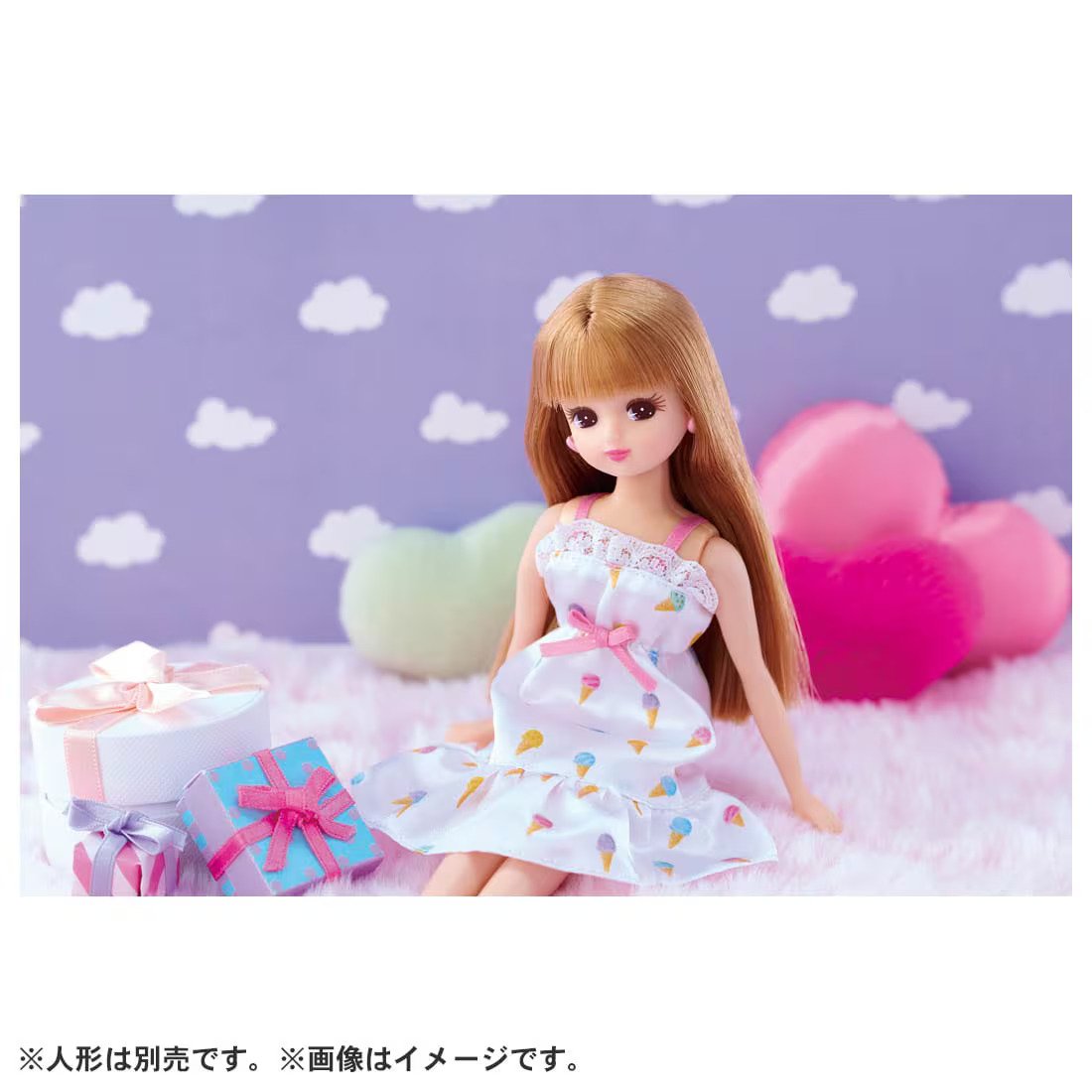Takara Tomy Licca Chan Doll Clothes LW-06 Softness Room Wear (NO DOLL)