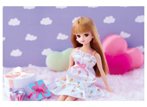 Load image into Gallery viewer, Takara Tomy Licca Chan Doll Clothes LW-06 Softness Room Wear (NO DOLL)
