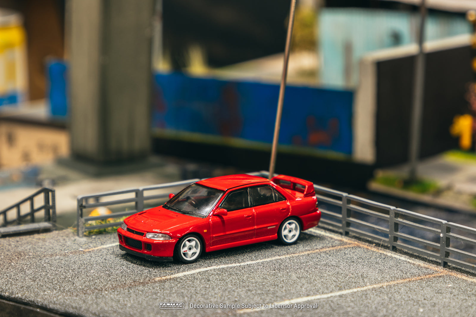 Tarmac Works 1/64 Mitsubishi Lancer GSR Evolution II Red Model Car