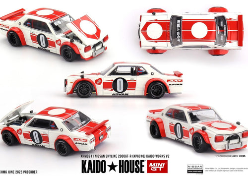 Load image into Gallery viewer, Kaido House X Mini GT Nissan Skyline 2000GT-R (KPGC10) Kaido Works V2
