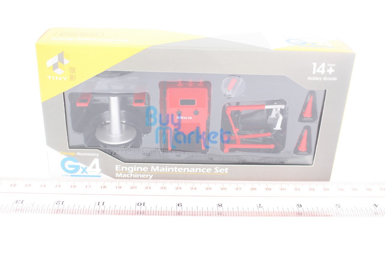 TINY Hong Kong 1/43 Gx4 Garage accessory lift Sandblasting machine etc. Figure