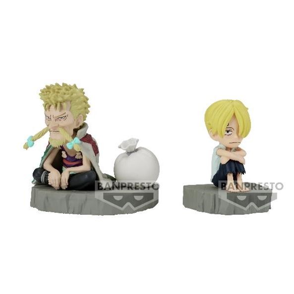 Banpresto One Piece wcf world collectable figure log stories sanji & zeff set