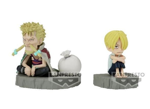 Load image into Gallery viewer, Banpresto One Piece wcf world collectable figure log stories sanji &amp; zeff set
