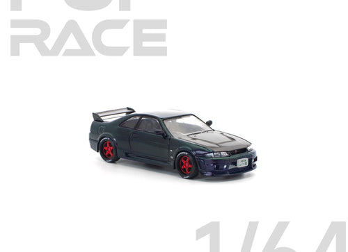 Load image into Gallery viewer, (Pre-order) POPRACE 1/64 SKYLINE GT-R R33 GHOST CHAMELEON Diecast Model Car

