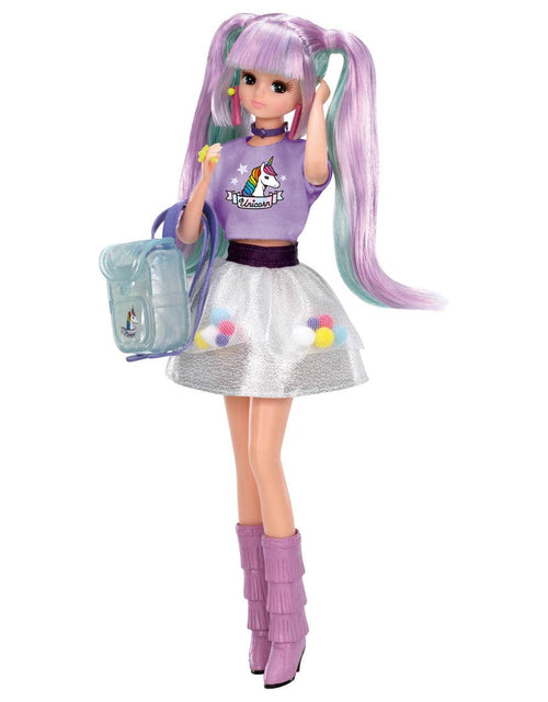 Load image into Gallery viewer, Takara Tomy Licca Chan Doll - Unicorn Mix Set
