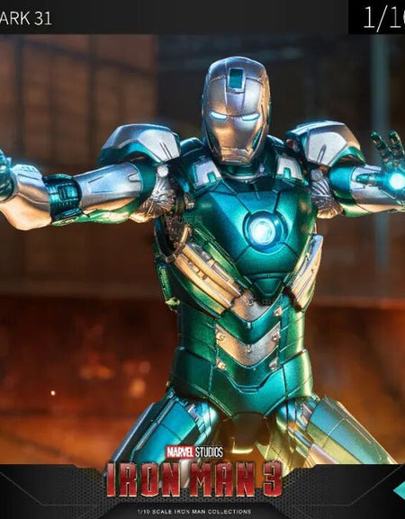 ZD Toys Marvel Iron Man 3 1/10 Iron Man MK31 Action Figure