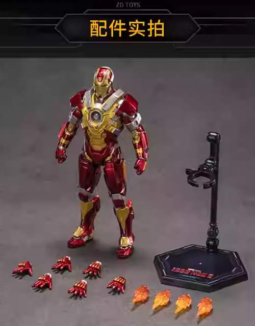 Load image into Gallery viewer, ZD Toys Marvel Avengers 1/10 Iron Man MK17 Action Figure
