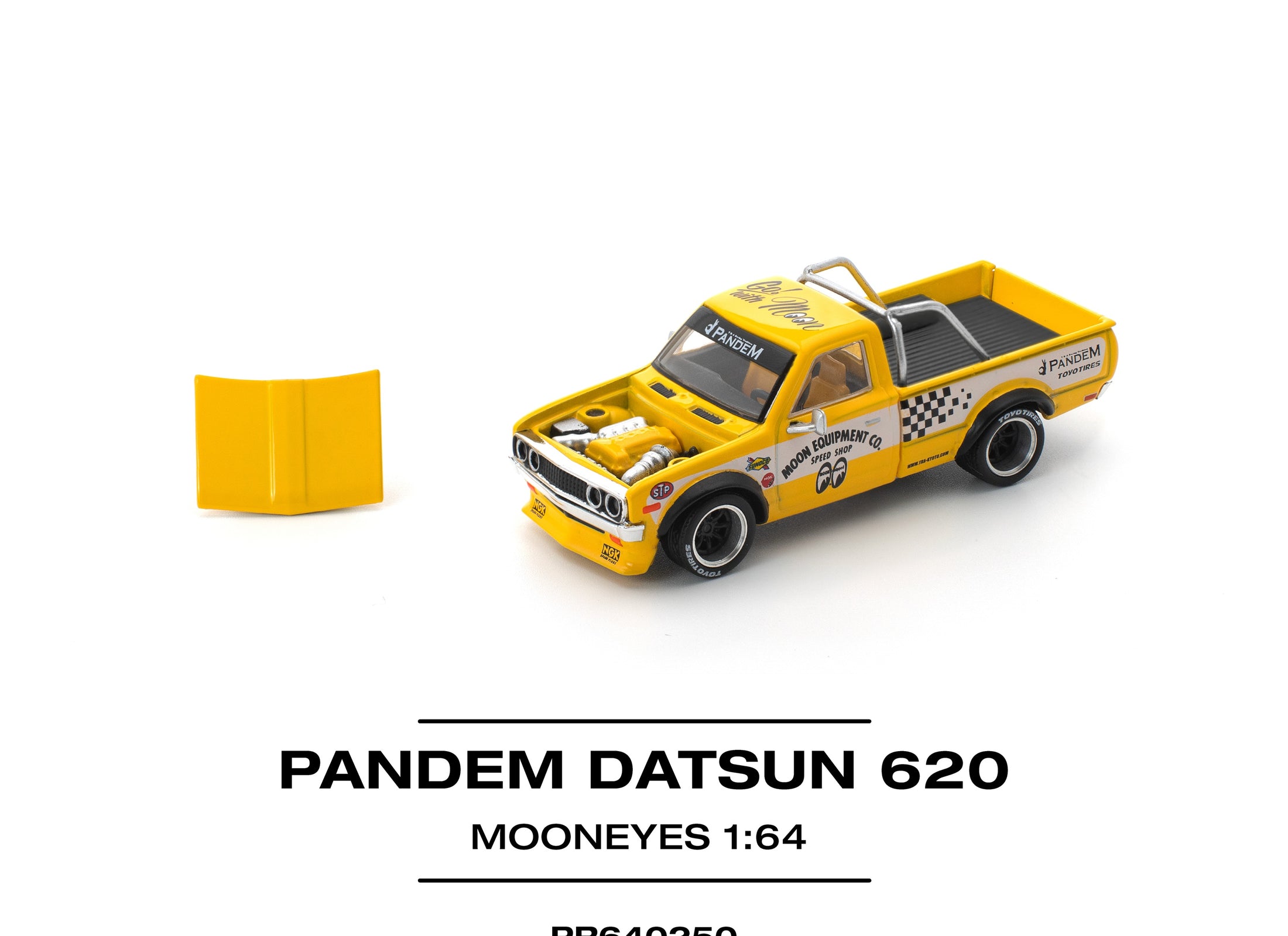 POPRACE 1/64 PANDEM DATSUN 620 - MOONEYES Diecast Model Car