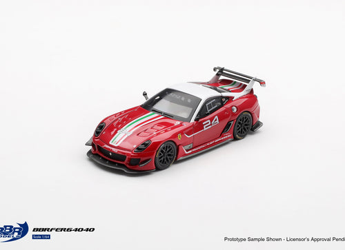 Load image into Gallery viewer, (Pre-order) BBR 1/64 Ferrari 599XX EVO #24 Diecast Model Car
