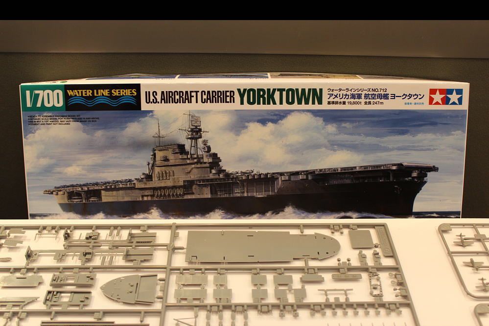 Tamiya #31712 1/700 US Aircraft Carrier YORKTOWN Model kit