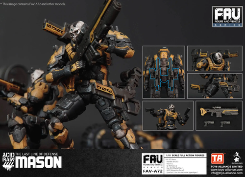 Load image into Gallery viewer, TOYS ALLIANCE x Acid Rain FAV-A72 1:18 Mason Action Figure Set
