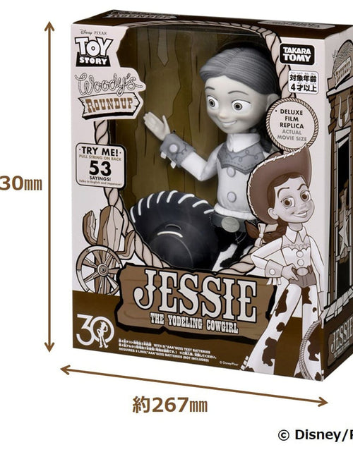 Load image into Gallery viewer, Takara Tomy Toy Story 30th Anniversary Real Size Talking Figure Jessie Round Up
