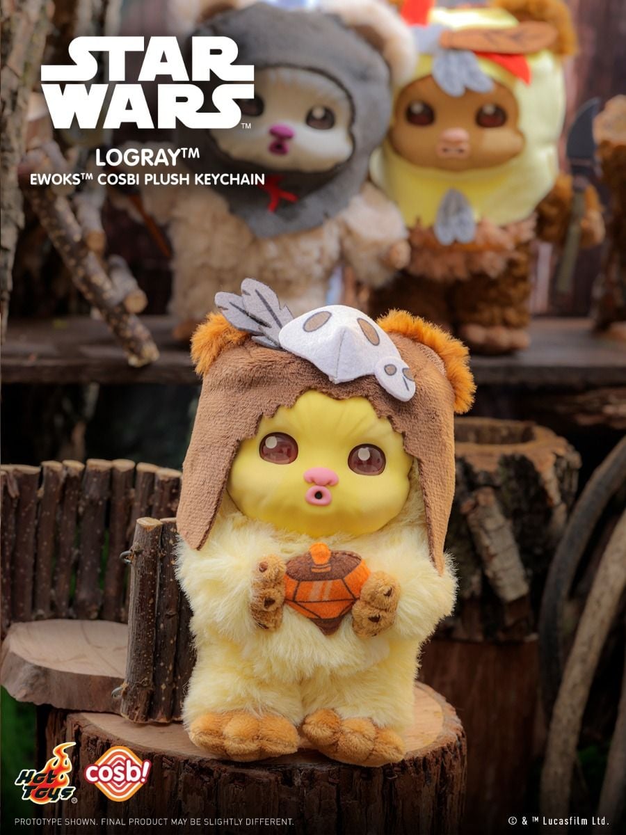 Hot Toys Star Wars Ewok Cosbi Plush Keychain Collection Series 2 (Full set of 8)