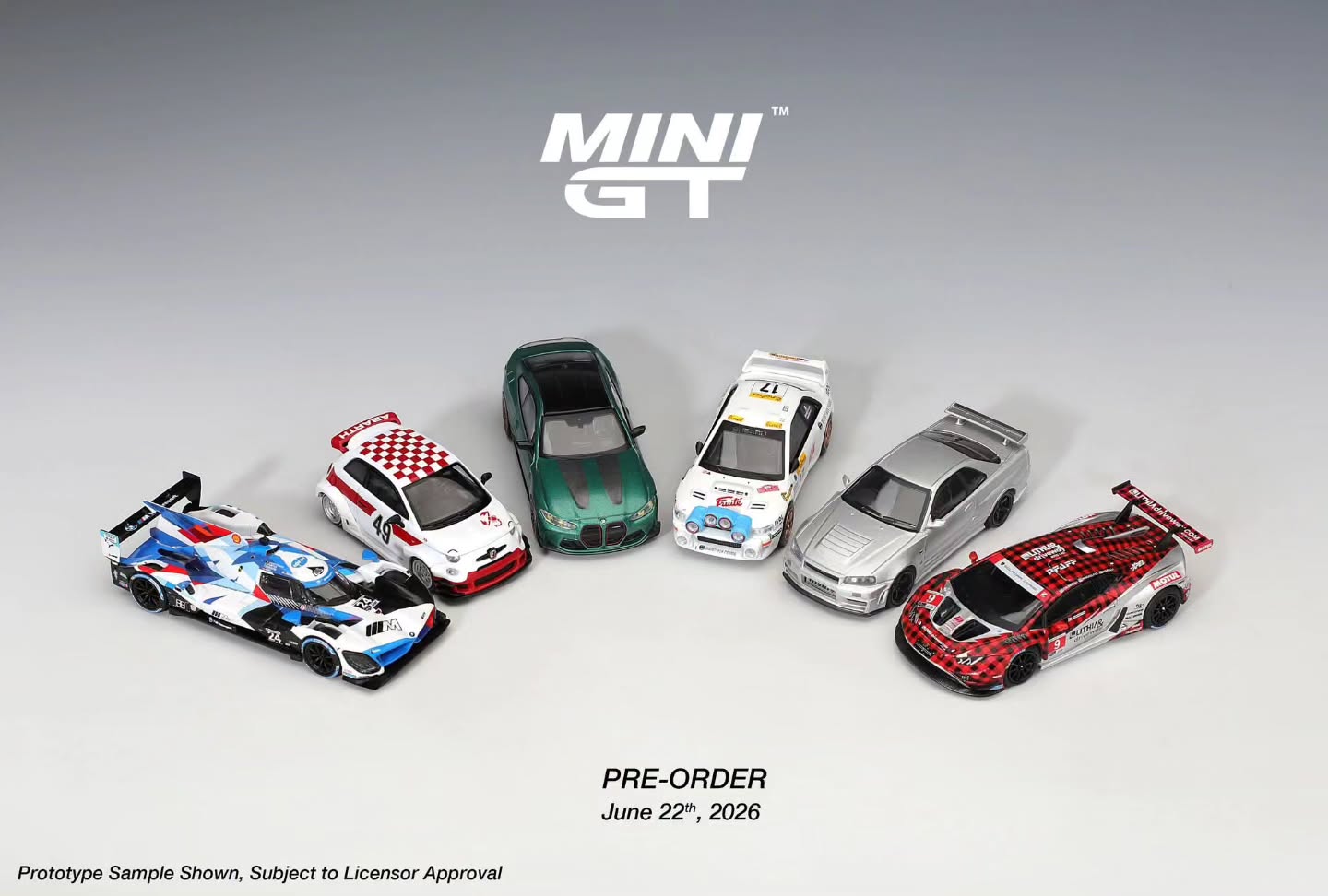 (Pre-order) Mini GT 1/64 #1328 BMW M4 CS Frozen Isle of Man Green Metallic RHD