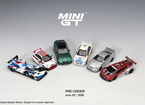 Load image into Gallery viewer, (Pre-order) Mini GT 1/64 #1328 BMW M4 CS Frozen Isle of Man Green Metallic RHD
