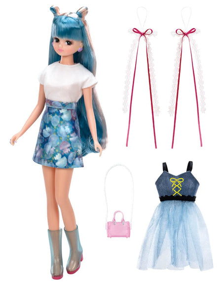 Takara Tomy Licca Chan Doll play set - Float Jellyfish